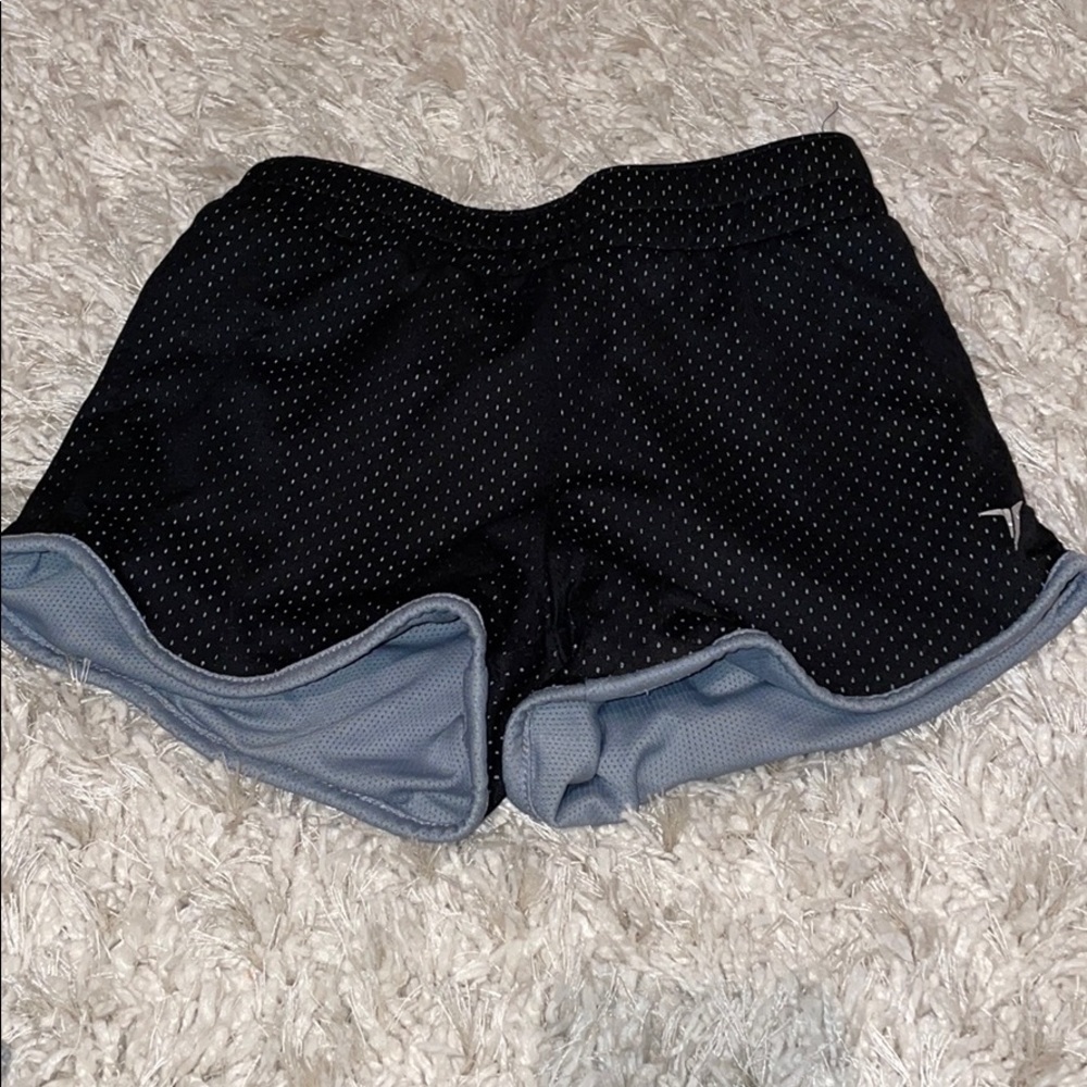 Black athletic shorts